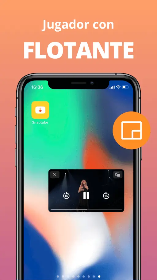Jugador con Flotante