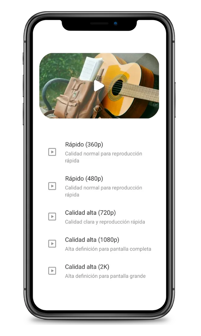 Descargas de alta calidad